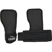 Legend Sports Fitness Handschoenen FlapGrip Heren/Dames Zwart Katoen