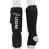 Legend Sports Scheenbeschermers Legend Easy Kids/Volwassenen Zwart Elastisch S