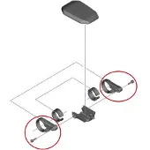 Shimano display houder steun l+r steps sc-e6010