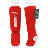 Legend Scheenbeschermers Easy Kids/Volwassenen Rood Elastisch - Verschillende kleuren - Gemaak van elastisch katoen XL