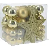PerfectLED Kerstballen set | | 54 stuks (Piek, Slinger, Goud)