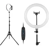 Tracer Traglo46745 Studio Ringlamp - Professionele Belichting voor Perfecte Foto's en Video's - Perfecte belichting voor Streamers, TikTok Creators, en Contentmakers!