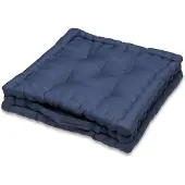 Wicotex Zitkussen-Matraskussen Wicotex katoen 57x57x10cm blauw