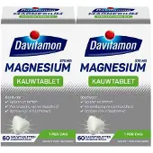 Davitamon 2x Magnesium Kauwtablet 60 Tabletten