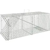 vidaXL Dierenval 64,5x25x26,5 cm gegalvaniseerd ijzer