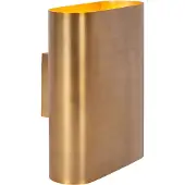 Lucide OVALIS Wandlamp - Mat Goud | Messing