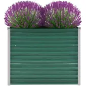 vidaXL Tuinverhoger, verzinkt staal, 100x40x77 cm, groen