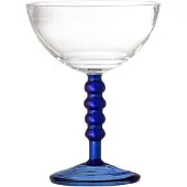 Bloomingville Noemi cocktailglazen blauw set van 6 stuks - 82068208