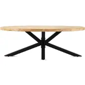 MD Interior Trendo ovale salontafel met spiderpoot 130x70x45cm