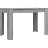 DKD Home Decor Eettafel 120x60x76 cm bewerkt hout grijs sonoma eikenkleurig