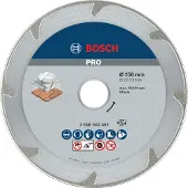 Bosch 2608602691 Power Tools Diamanten doorslijpschijf Diameter 150 mm Boordiameter 22.23 mm Marmer, Kunststof 1 stuk(s)