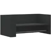 vidaXL Wandschap 70,5x35x30,5 cm bewerkt hout zwart