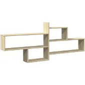 vidaXL Wandschap 167,5x18x68 cm bewerkt hout sonoma eikenkleurig