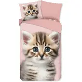 Good Morning Dekbedovertrek Meow - 140 x 200/220 cm