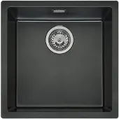 Reginox Texel 40x40 (L) spoelbak Black Silvery R34040