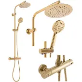 REA Bliss Regendouche Goud 100cm
