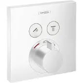 Hansgrohe Thermostaat Afbouwdeel ShowerSelect Voor 2 Functies Mat Wit