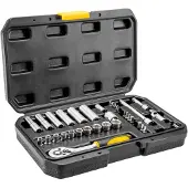 Topex doppenset 36dlg 1/4 din 3122