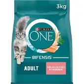 Purina One Adult Zalm&Granen - Kattenvoer- 3kg