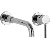 REA Inbouw Wastafelkraan Lungo Long Chrom + Box