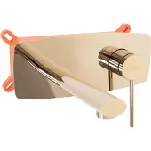 REA Oval Gold + Box - Inbouw Wastafelkraan - Goud