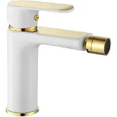 REA Bloom White Gold - Bidetmengkraan - Wit;Goud
