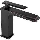 REA Romano Old Black Low - Wastafelkraan - Zwart