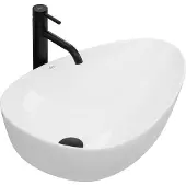 REA Greta 55 Opzetwastafel Wit 56x39 cm