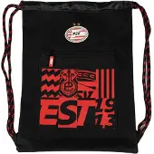 Psv Gymtas Blokken zwart-rood