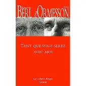 Grasset Tant que vous penserez à moi - Emmanuel Berl