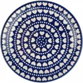 Bunzlau Castle Dinerbord Plat Blue Valentine (25 cm)