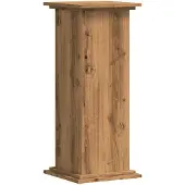 vidaXL Plantenstandaard 33x33x80 cm bewerkt hout artisanaal eikenkleur