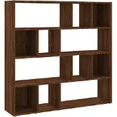 vidaXL Boekenkast/kamerscherm 105x24x102 cm bruin eikenkleur