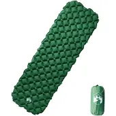 vidaXL Kampeermatras opblaasbaar 190x58x6 cm 1- persoons groen