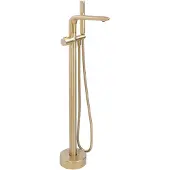 REA St004 Clark - Vloerstaande Badkraan - Geborsteld Goud - 28 X 16 X 92 Cm