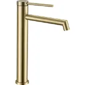 REA Foss Gold Brush High - Wastafelkraan - Goud