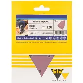 Sia siaspeed schuurpapier delta 7-gaats P180 - 100 mm. x 147 mm. (5 stuks)