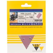 Sia siaspeed schuurstrook 14-gaats P180 - 80 mm. x 133 mm. (5 stuks)