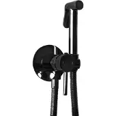 REA Lungo Loop Black Metalic - Inbouw Bidetmengkraan - Zwart