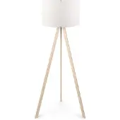 Opviq Vloerlamp Marie | Opviq kunststof wit 38x140 cm vloerlampen | NADUVI