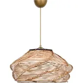 Opviq Kroonluchter - Beige Camel - 36 X 18 X 36 Cm
