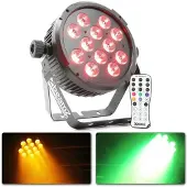 Beamz BT310 FlatPAR 12x 6W DMX met afstandsbediening