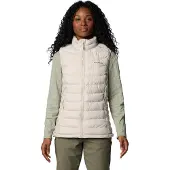 Columbia Powder Lite II Vest Dames Outdoorbodywarmer - Dark Stone