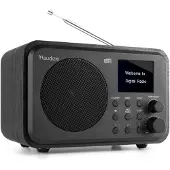 Audizio Milan draagbare DAB radio met Bluetooth, FM radio en accu -