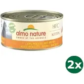 Almo nature cat kitten kip kattenvoer 48x 24x70 gr