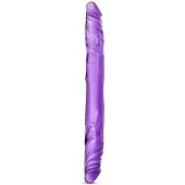 Blush Novelties Blush B Yours 14 inch dubbel dildo - Paars - 35.5 cm