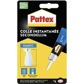 Pattex Classic Secondelijm 12 x 3 g – Vloeibare Cyanoacrylaatlijm – Transparant – Extra Sterk - Sneldrogende Vloeibare Lijm – Voor Kunststof, Metaal en Keramiek