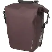 Agu Clean Shelter Enkele Fietstas - 100% Waterdicht - Click'nGo - Rolltop - Met Reflectie - 17 Liter - Modica Brown