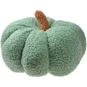 Clayre & Eef Sierkussen Pompoen Ø 28x18 cm Groen Stof Groen