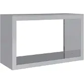 vidaXL Haardhoutrek 100x40x60 cm gegalvaniseerd staal